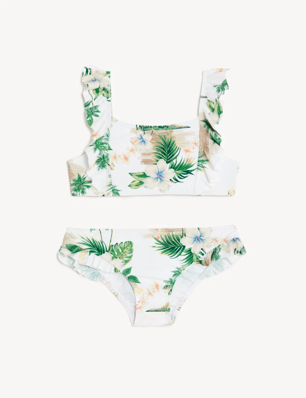 Mini Me Tropical Print Bikini (6 - 16 Yrs) 1 Mini Me Tropical Print Bikini (6 - 16 Yrs)