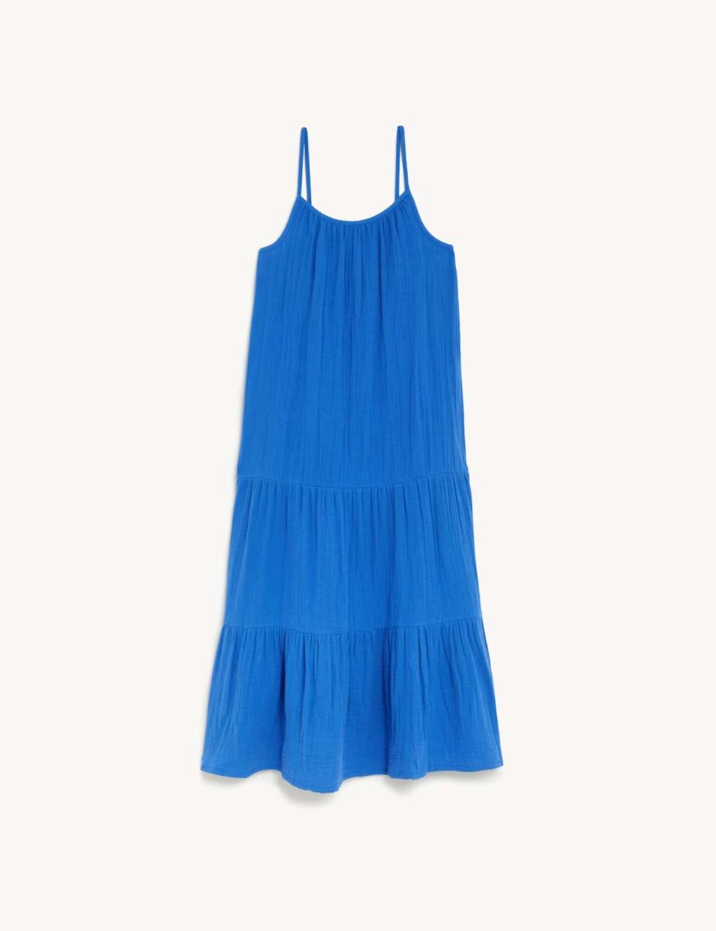 Pure Cotton Tiered Maxi Dress (6-16 Yrs) 2 Pure Cotton Tiered Maxi Dress (6-16 Yrs) - Image 2