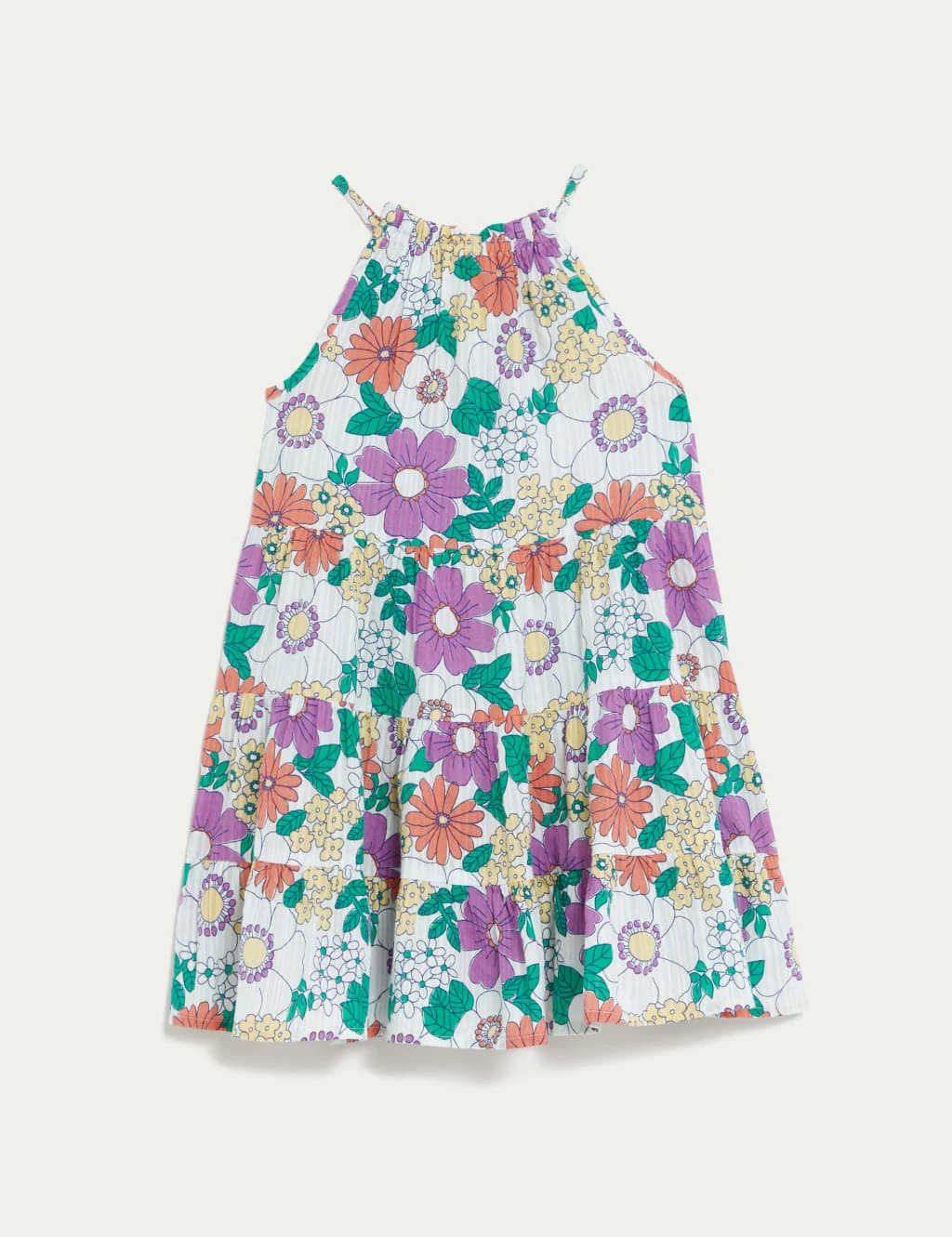 Pure Cotton Floral Dress (6-16 Yrs) 1 Pure Cotton Floral Dress (6-16 Yrs)