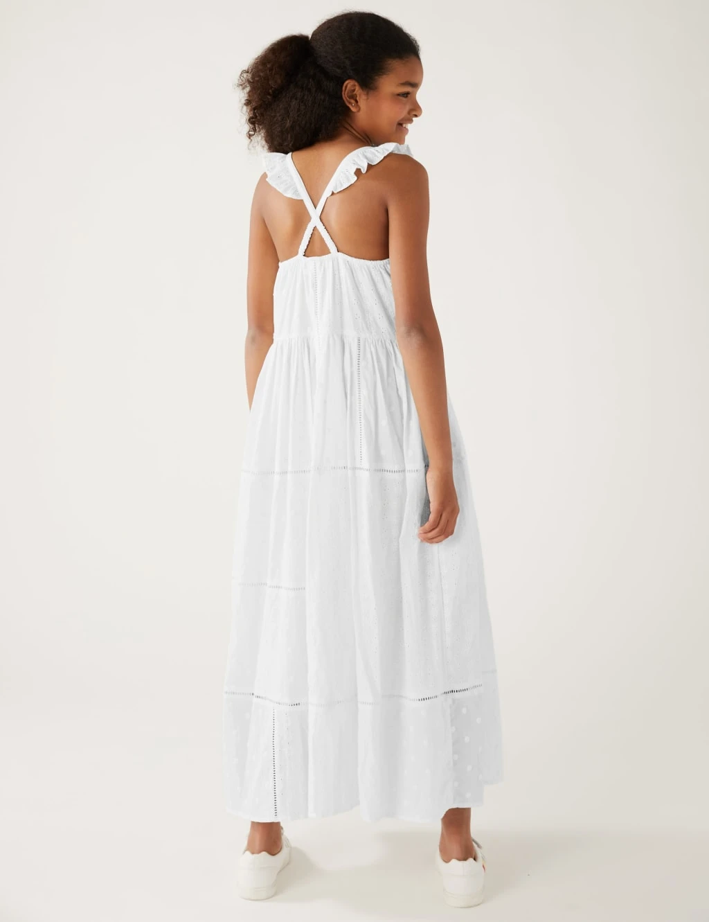 Pure Cotton Maxi Dress (6-16 Yrs) 4 Pure Cotton Maxi Dress (6-16 Yrs) - Image 4