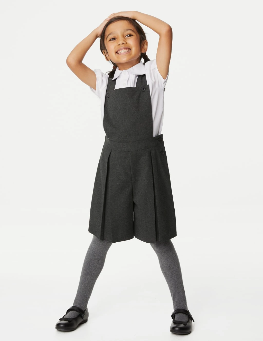 School Girls' Regular Fit Playsuit (2-14 Yrs) 1 School Girls' Regular Fit Playsuit (2-14 Yrs)