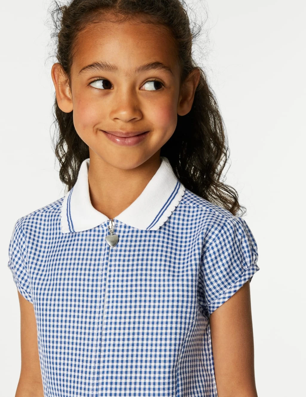 Girls' Gingham School Playsuit (2-14 Yrs) 3 Girls' Gingham School Playsuit (2-14 Yrs) - Image 3