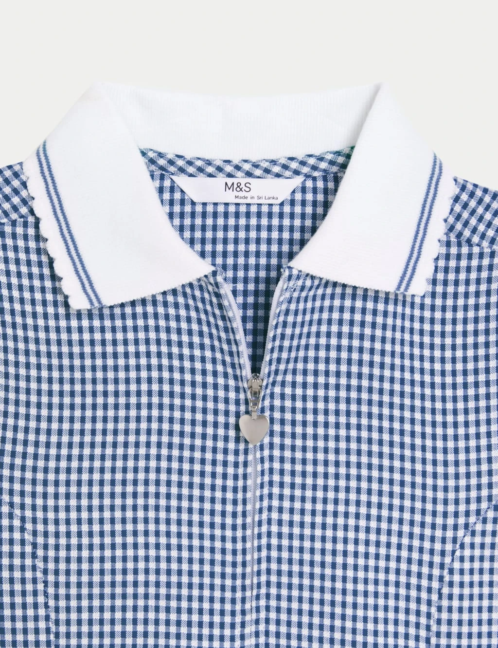 Girls' Gingham School Playsuit (2-14 Yrs) 6 Girls' Gingham School Playsuit (2-14 Yrs) - Image 6