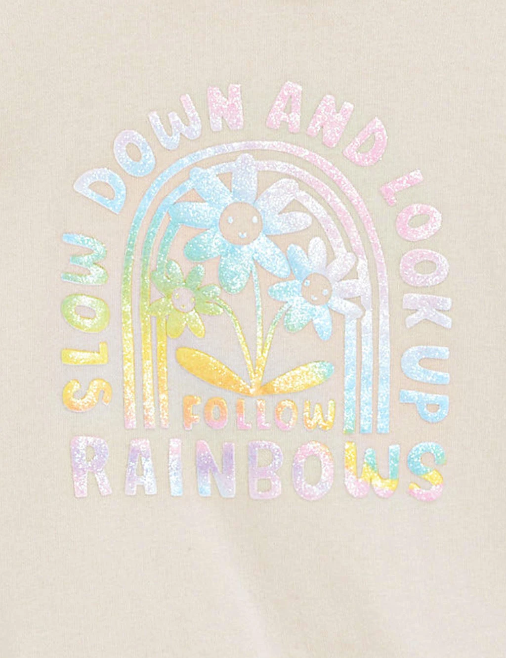 Cotton Rich Glitter Rainbow Hoodie (2-8 Yrs) 5 Cotton Rich Glitter Rainbow Hoodie (2-8 Yrs) - Image 5