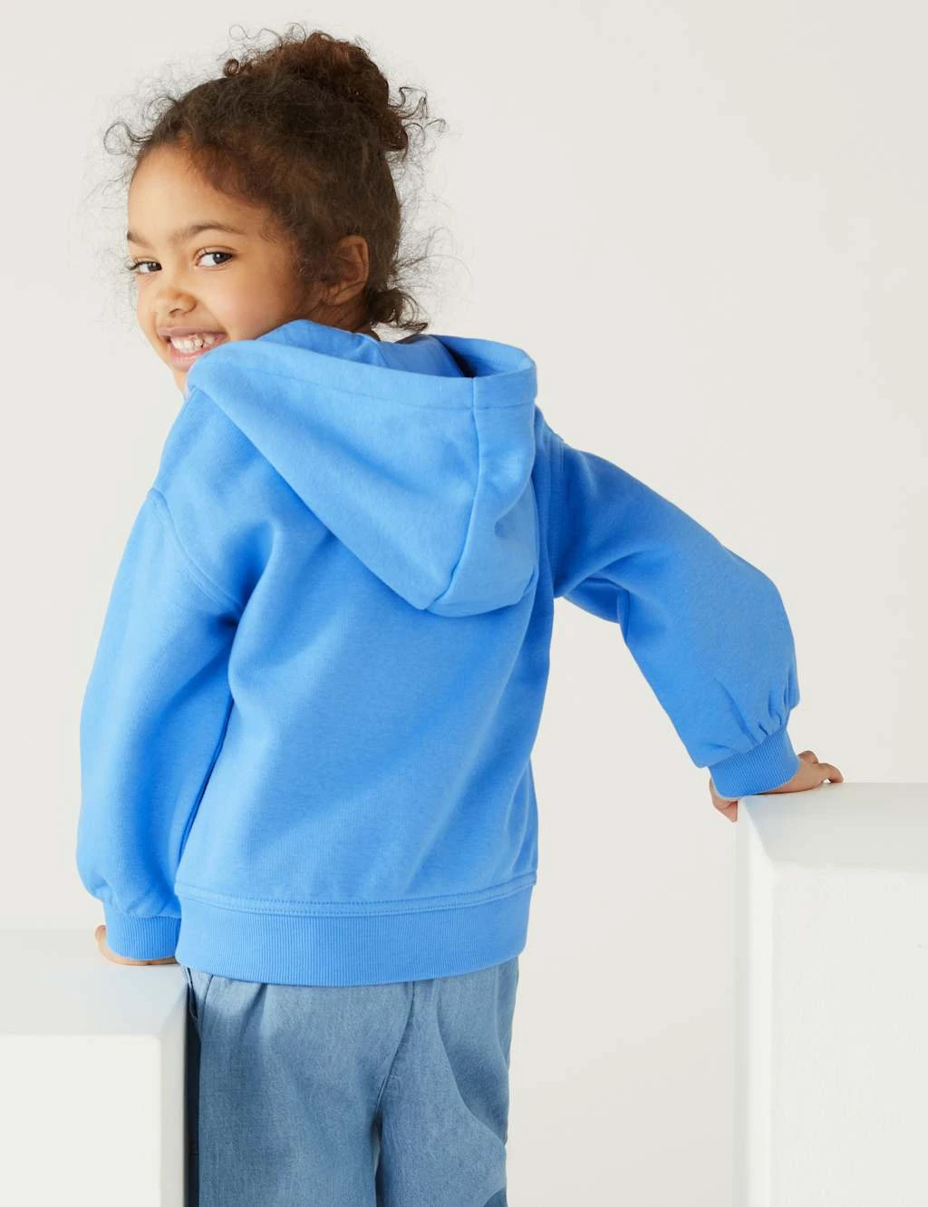 Cotton Rich Bunny Zip Hoodie (2-8 Yrs) 5 Cotton Rich Bunny Zip Hoodie (2-8 Yrs) - Image 5