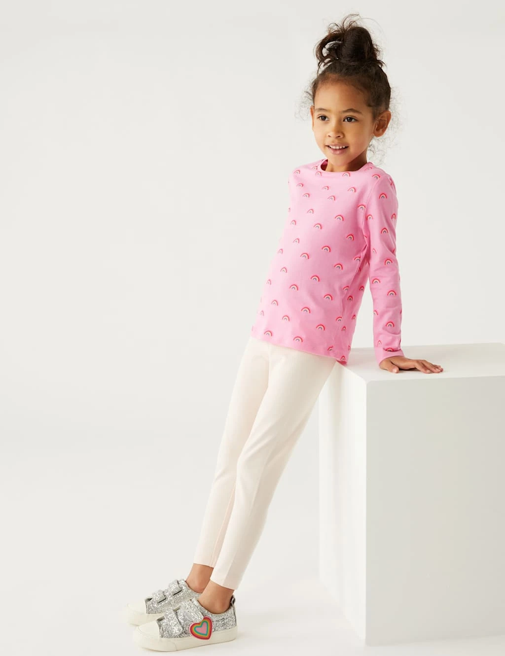 5pk Pure Cotton Rainbow Tops (2-8 Yrs) 5 5pk Pure Cotton Rainbow Tops (2-8 Yrs) - Image 5