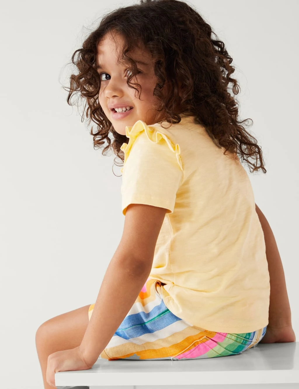 Pure Cotton Sequin Ice Cream T-Shirt (2-8 Yrs) 4 Pure Cotton Sequin Ice Cream T-Shirt (2-8 Yrs) - Image 4