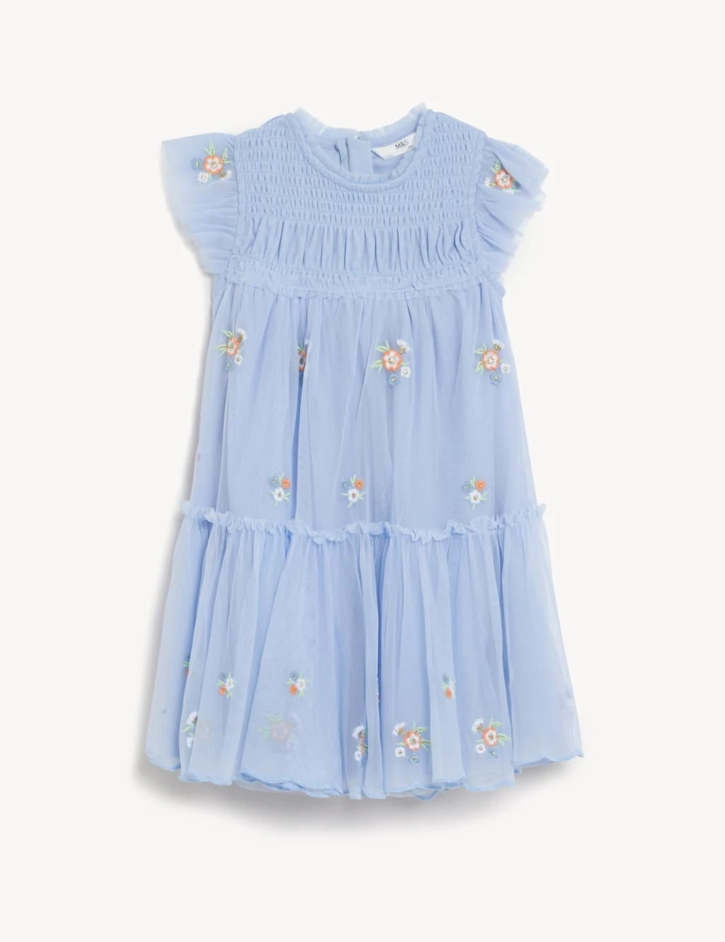 Floral Embroidered Dress (2-8 Yrs) 2 Floral Embroidered Dress (2-8 Yrs) - Image 2