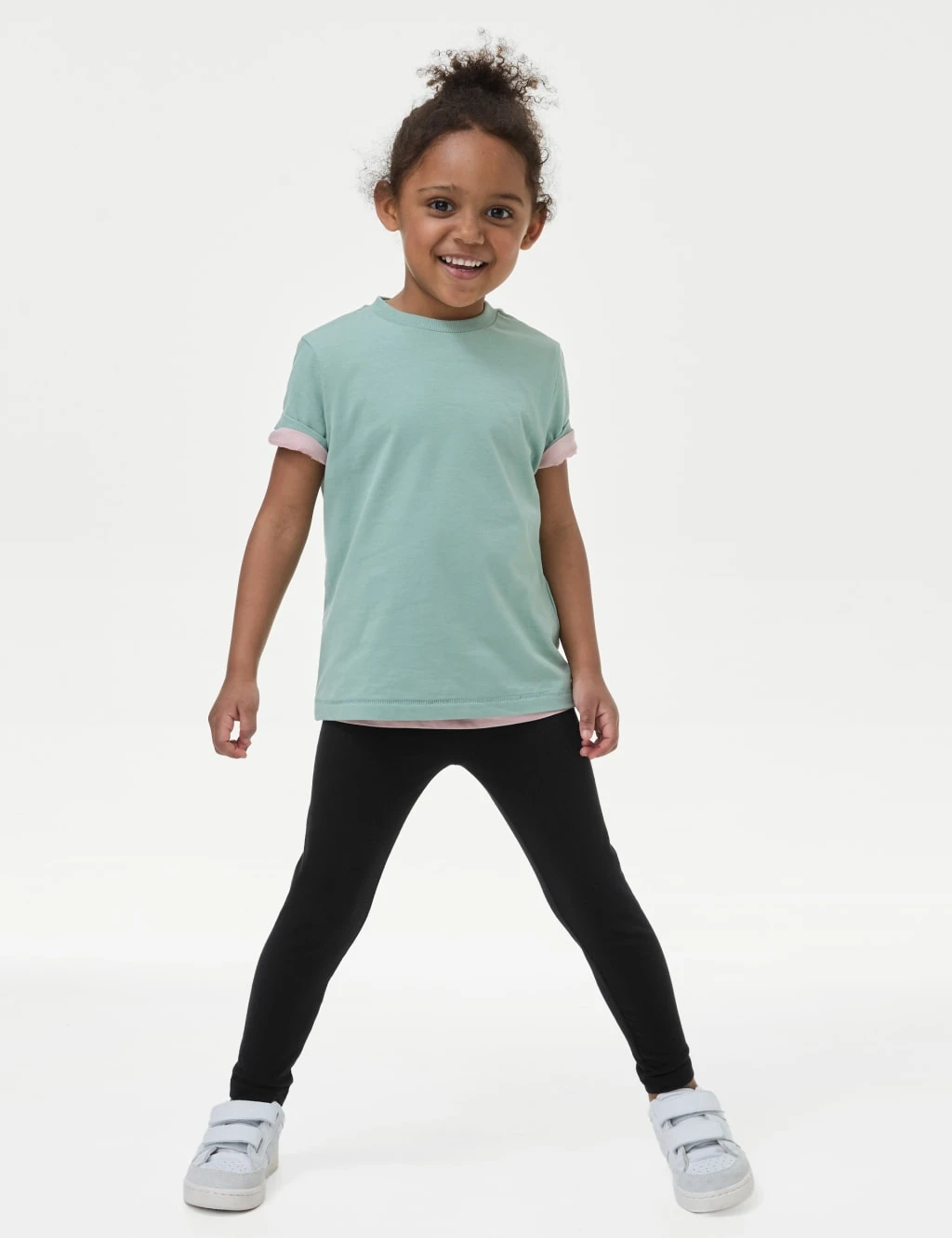 5pk Cotton Rich Leggings (2-7 Yrs) 1 5pk Cotton Rich Leggings (2-7 Yrs)