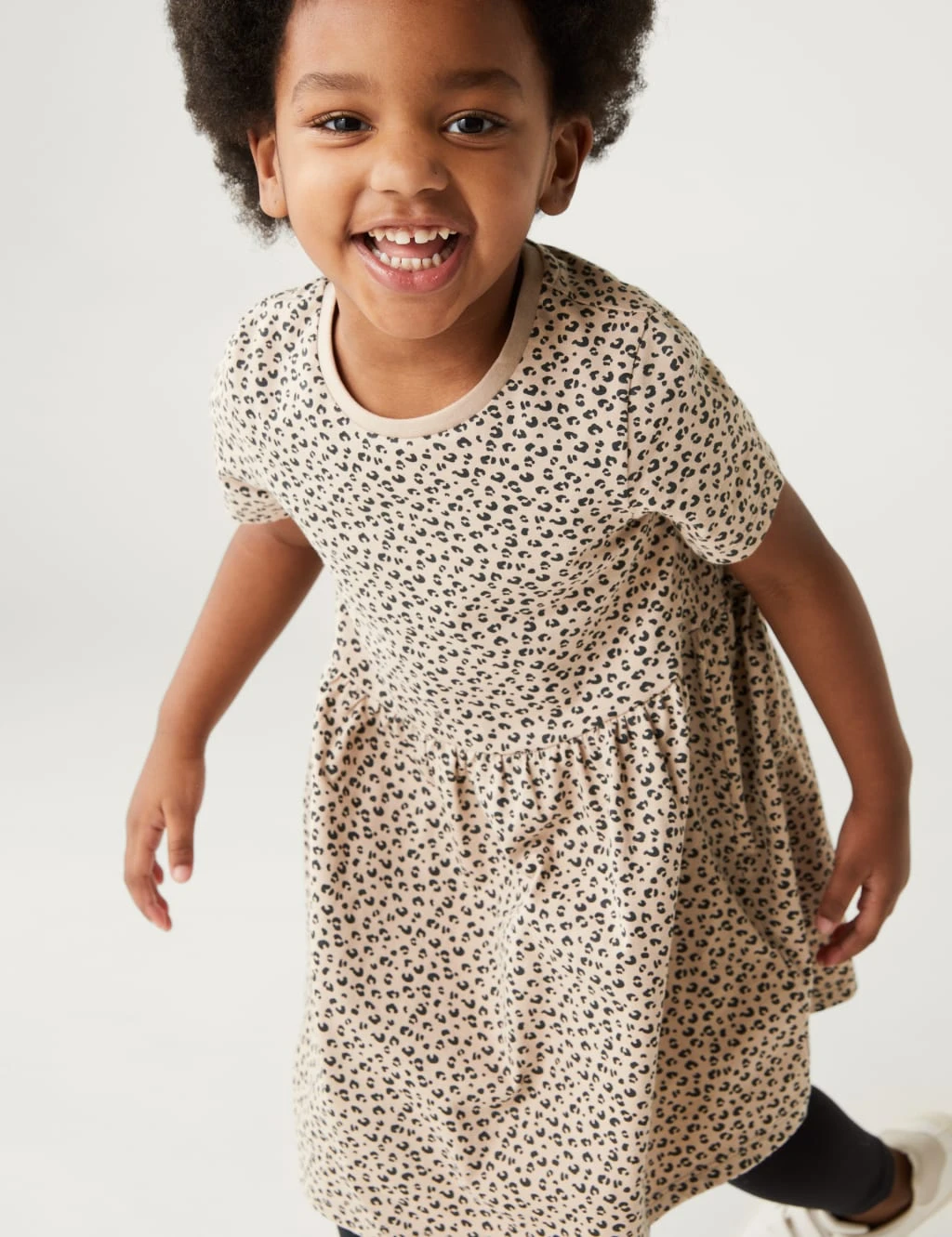 Cotton Rich Animal Print Dress (2-7 Yrs) 3 Cotton Rich Animal Print Dress (2-7 Yrs) - Image 3