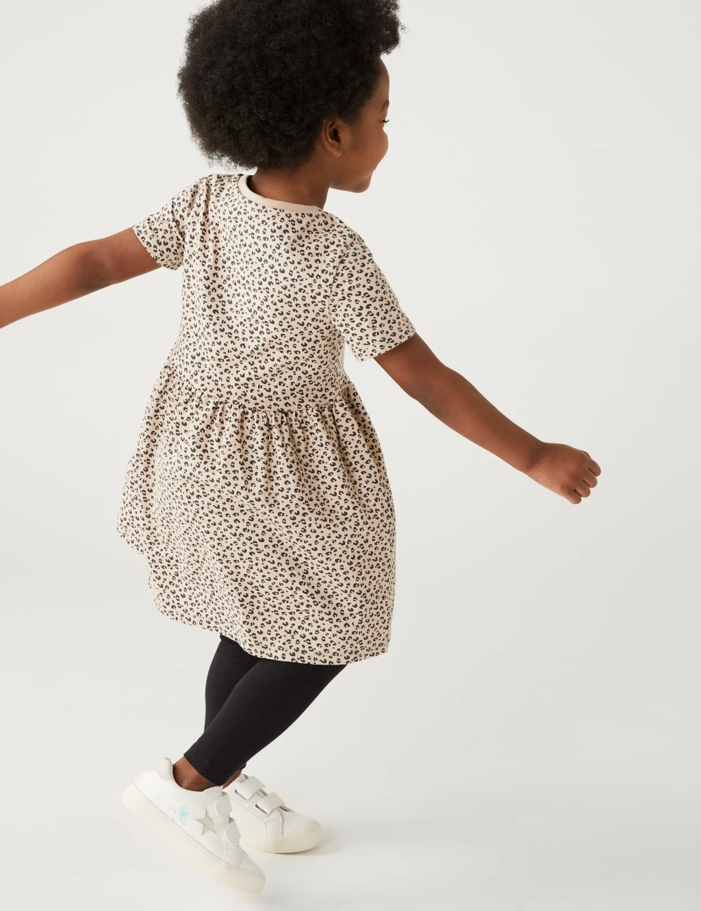 Cotton Rich Animal Print Dress (2-7 Yrs) 4 Cotton Rich Animal Print Dress (2-7 Yrs) - Image 4