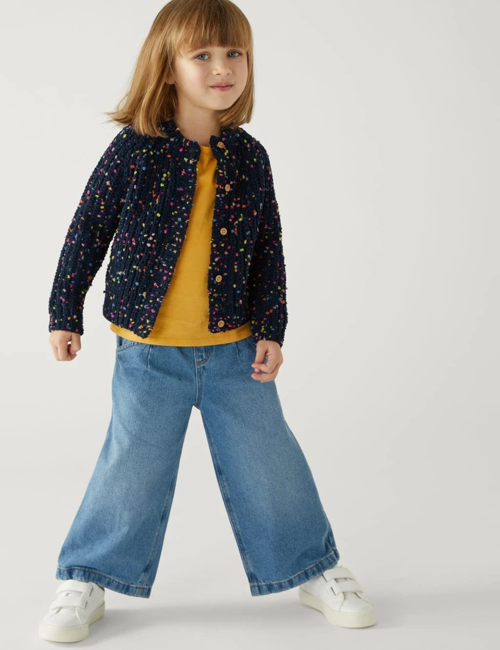 Chunky Knitted Cardigan (2-8 Yrs) 3 Chunky Knitted Cardigan (2-8 Yrs) - Image 3