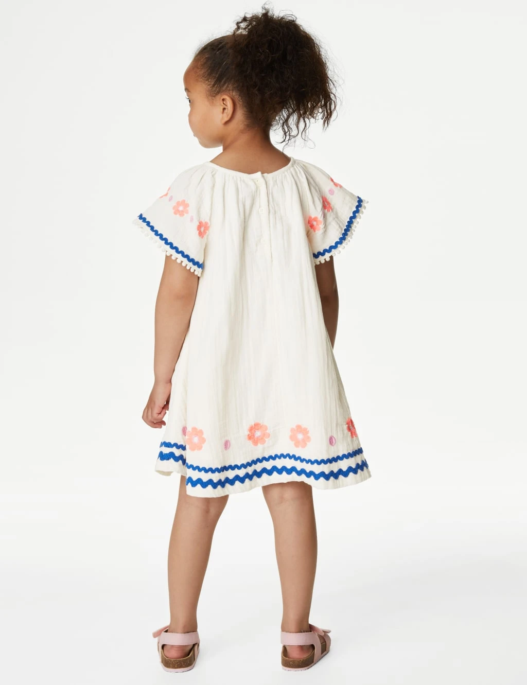 Pure Cotton Toucan Dress (2-8 Yrs) 4 Pure Cotton Toucan Dress (2-8 Yrs) - Image 4
