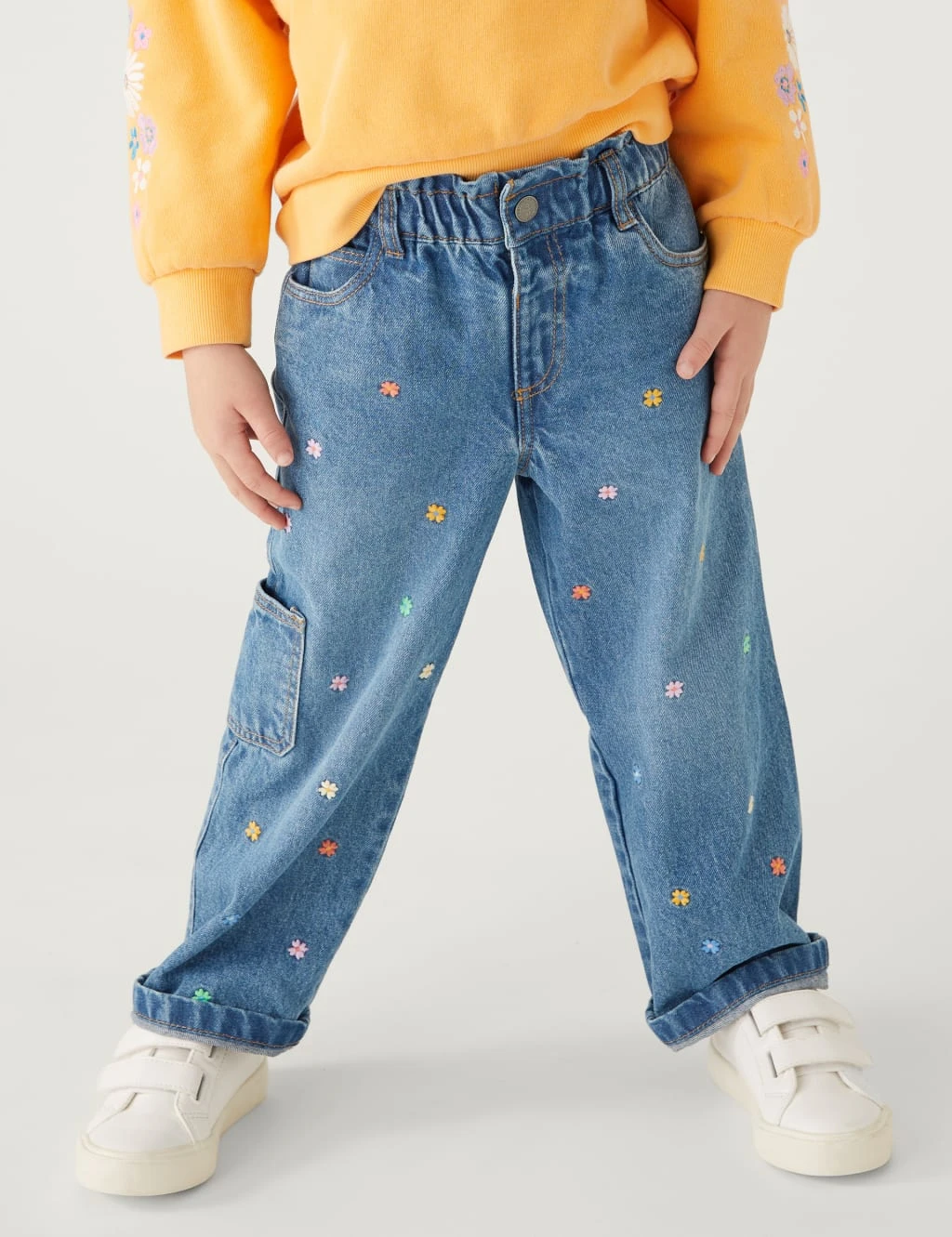 Denim Embroidered Jean (2-8 Yrs) 4 Denim Embroidered Jean (2-8 Yrs) - Image 4
