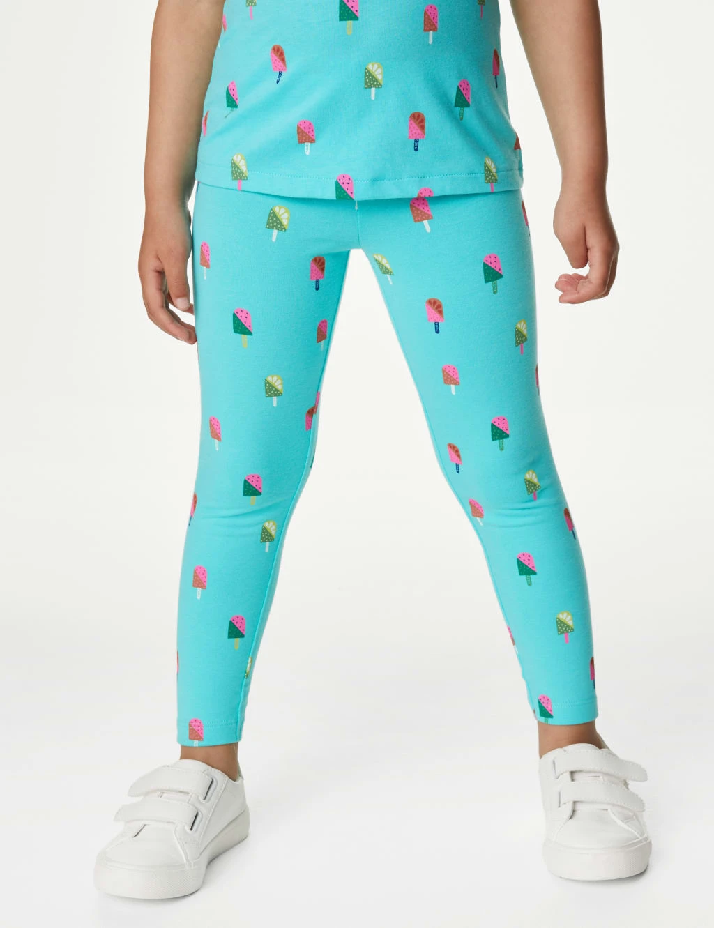 Cotton Rich Printed Top & Bottom Outfit (2-8 Yrs) 4 Cotton Rich Printed Top & Bottom Outfit (2-8 Yrs) - Image 4