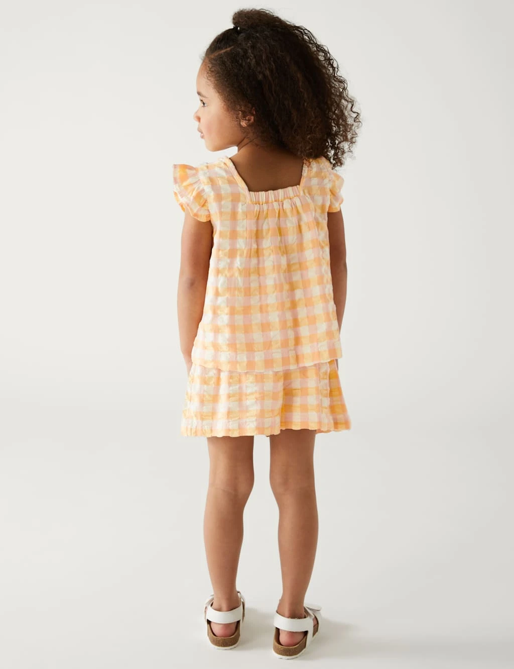 Pure Cotton Gingham Outfit (2-8 Yrs) 4 Pure Cotton Gingham Outfit (2-8 Yrs) - Image 4
