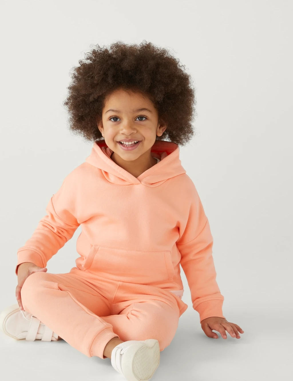 Cotton Rich Plain Hoodie (2-8 Yrs) 3 Cotton Rich Plain Hoodie (2-8 Yrs) - Image 3