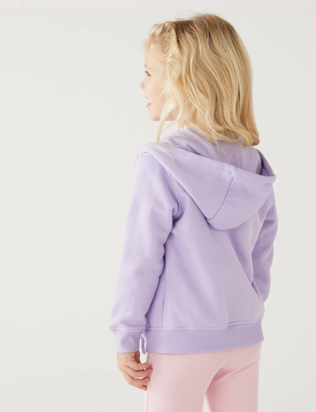 Cotton Rich Zip Hoodie (2-8 Yrs) 4 Cotton Rich Zip Hoodie (2-8 Yrs) - Image 4