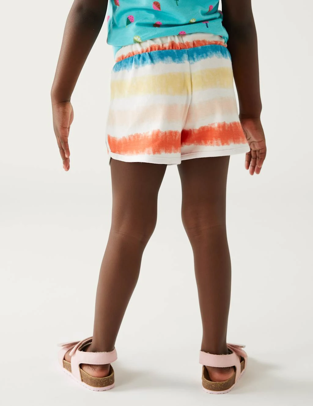 Pure Cotton Tie Dye Shorts (2-8 Yrs) 5 Pure Cotton Tie Dye Shorts (2-8 Yrs) - Image 5