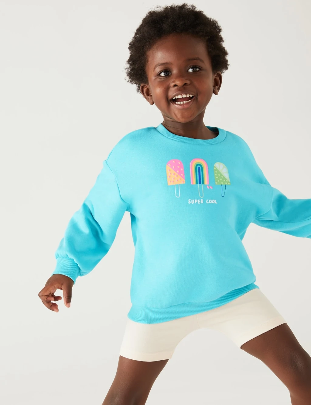 Cotton Rich Ice Cream Sweatshirt (2 - 8 Yrs) 1 Cotton Rich Ice Cream Sweatshirt (2 - 8 Yrs)