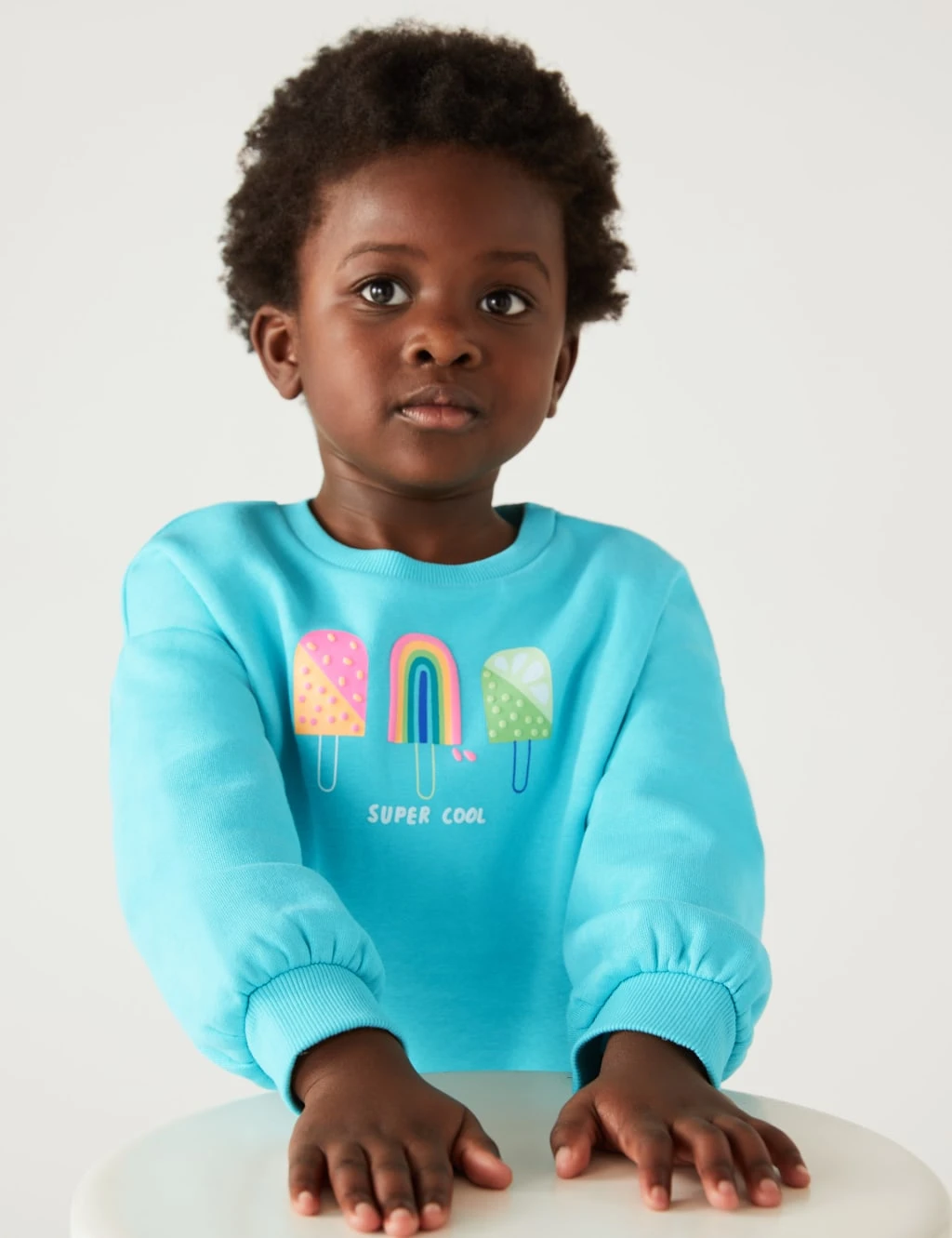 Cotton Rich Ice Cream Sweatshirt (2 - 8 Yrs) 3 Cotton Rich Ice Cream Sweatshirt (2 - 8 Yrs) - Image 3