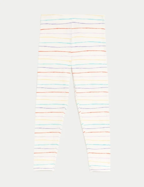 Cotton Rich Striped Leggings (2-8 Yrs)