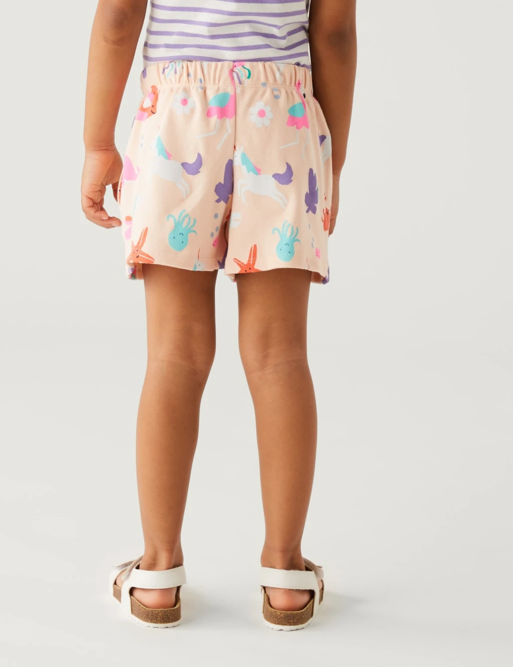 Pure Cotton Unicorn Shorts (2-8 Yrs) 4 Pure Cotton Unicorn Shorts (2-8 Yrs) - Image 4