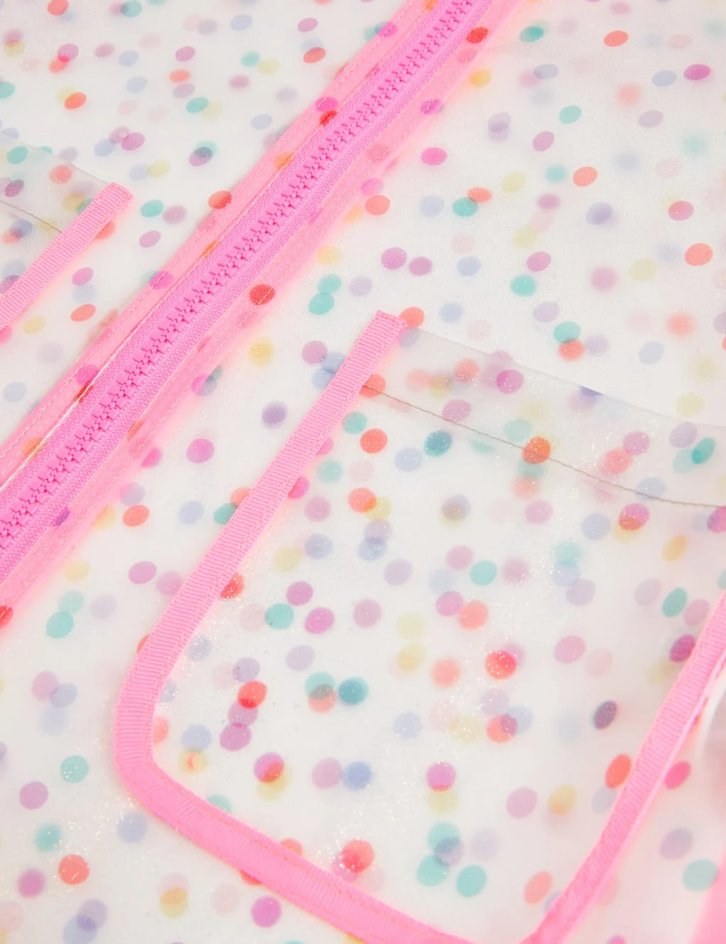 Glitter Spotted Fisherman Coat (2-8 Yrs) 5 Glitter Spotted Fisherman Coat (2-8 Yrs) - Image 5