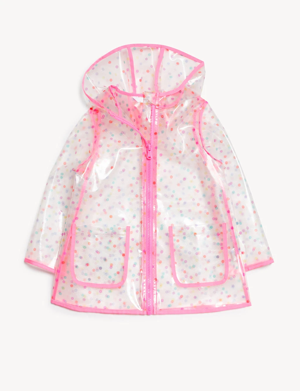 Glitter Spotted Fisherman Coat (2-8 Yrs) 2 Glitter Spotted Fisherman Coat (2-8 Yrs) - Image 2