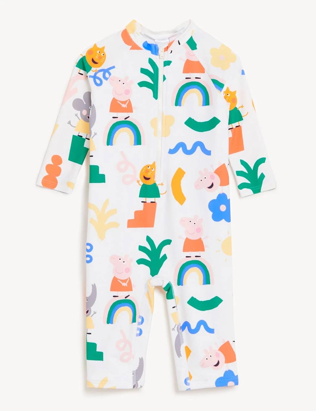 Peppa Pig™ Long Sleeve Swimsuit (2-8 Yrs) 2 Peppa Pig™ Long Sleeve Swimsuit (2-8 Yrs) - Image 2