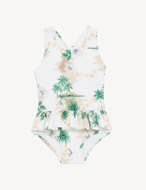 Tropical Print Swimsuit (2-8 Yrs)