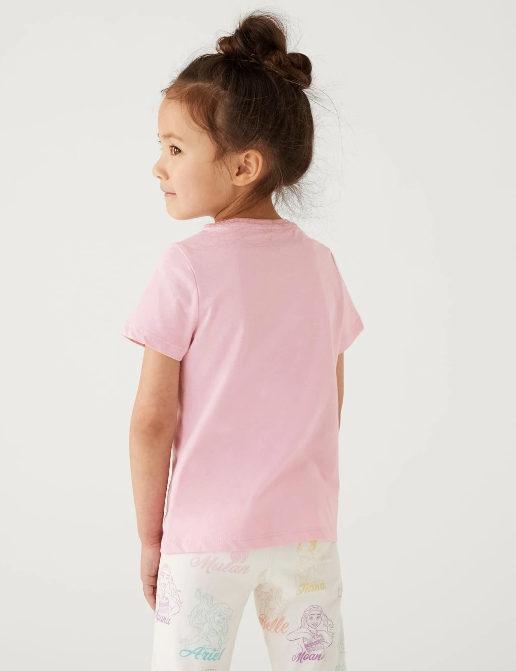 5pk Pure Cotton Disney Princess™ Tops (2-8 Yrs) 3 5pk Pure Cotton Disney Princess™ Tops (2-8 Yrs) - Image 3