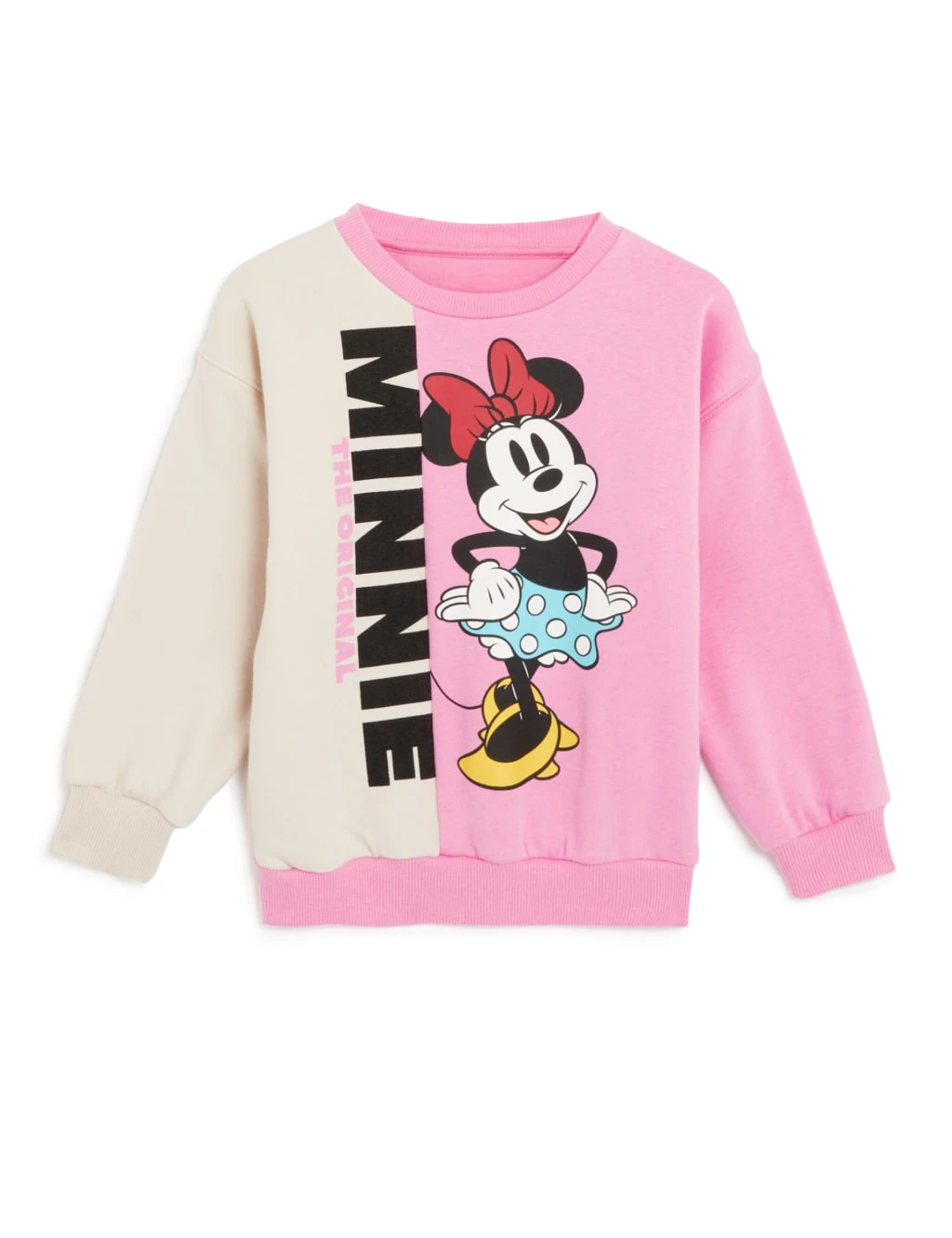 Cotton Rich Minnie Mouse™ Sweatshirt (2-8 Yrs) 2 Cotton Rich Minnie Mouse™ Sweatshirt (2-8 Yrs) - Image 2
