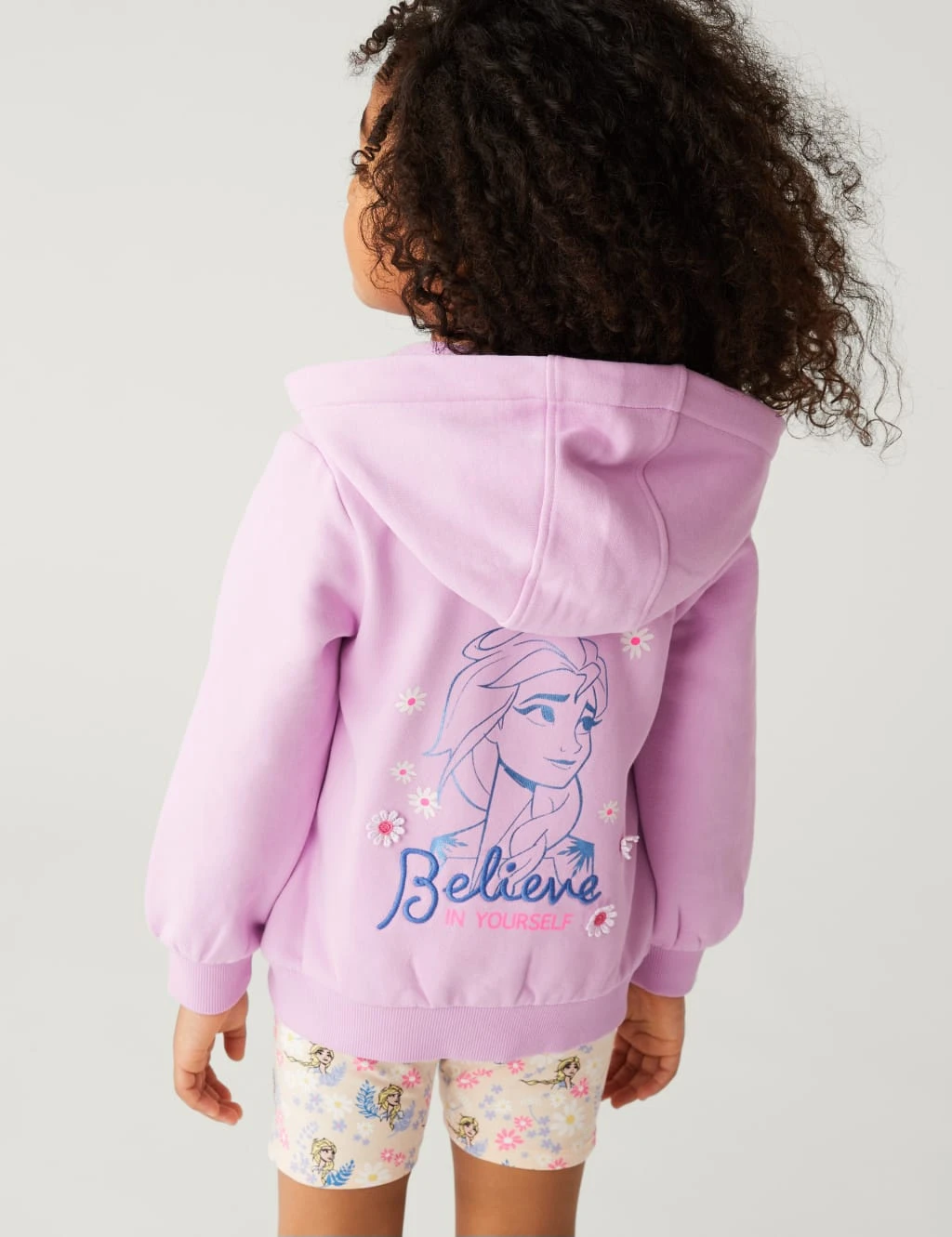 Cotton Rich Disney Frozen™ Hoodie (2-10 Yrs) 3 Cotton Rich Disney Frozen™ Hoodie (2-10 Yrs) - Image 3