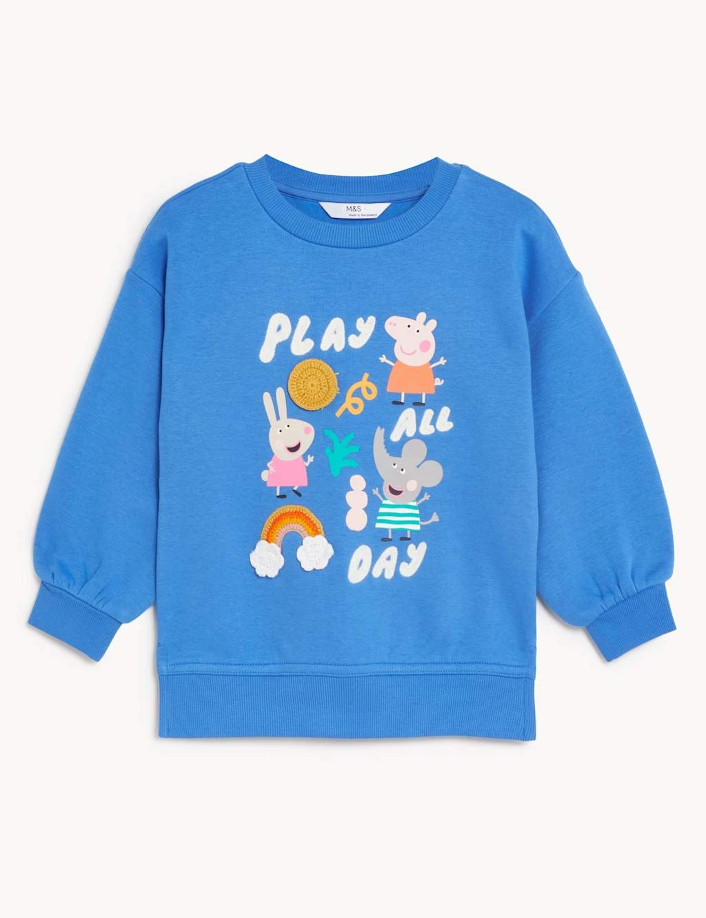 Cotton Rich Peppa Pig™ Sweatshirt (2-8 Yrs) 2 Cotton Rich Peppa Pig™ Sweatshirt (2-8 Yrs) - Image 2