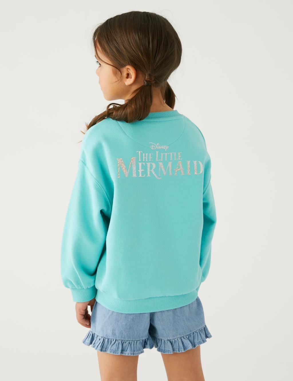 Cotton Rich The Little Mermaid™ Sweatshirt (2-8 Yrs) 3 Cotton Rich The Little Mermaid™ Sweatshirt (2-8 Yrs) - Image 3