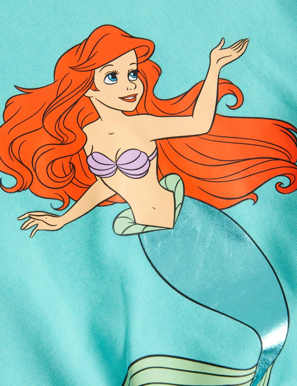 Cotton Rich The Little Mermaid™ Sweatshirt (2-8 Yrs) 5 Cotton Rich The Little Mermaid™ Sweatshirt (2-8 Yrs) - Image 5