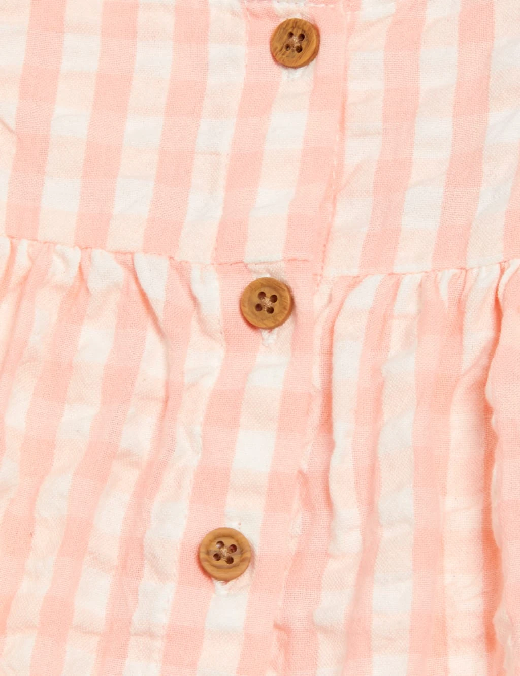 2pc Pure Cotton Gingham Outfit (0-3 Yrs) 4 2pc Pure Cotton Gingham Outfit (0-3 Yrs) - Image 4