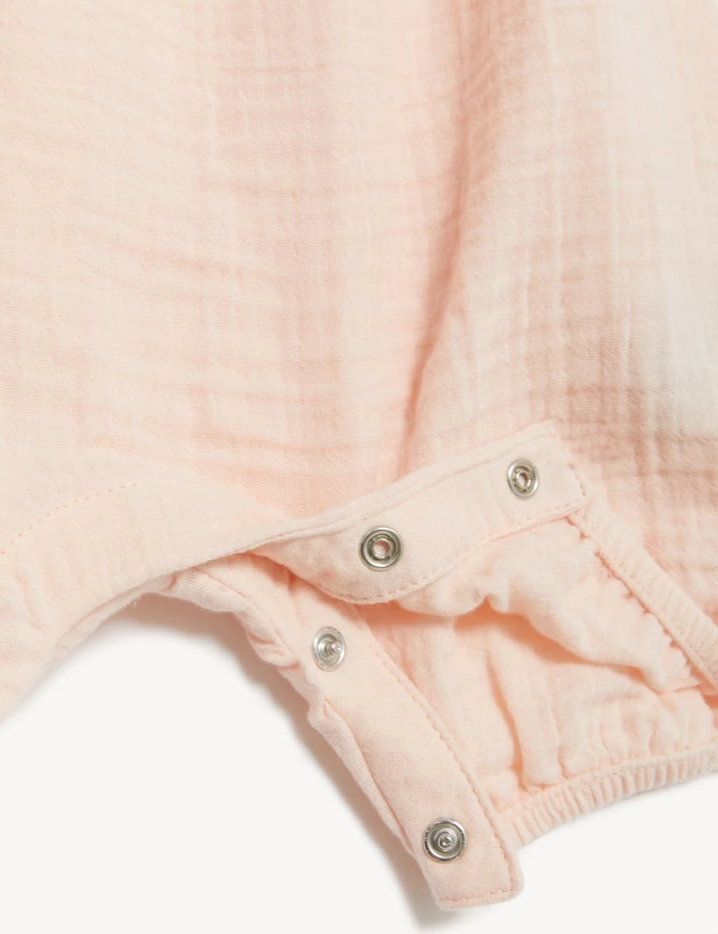 Pure Cotton Broderie Romper (0-3 Yrs) 4 Pure Cotton Broderie Romper (0-3 Yrs) - Image 4