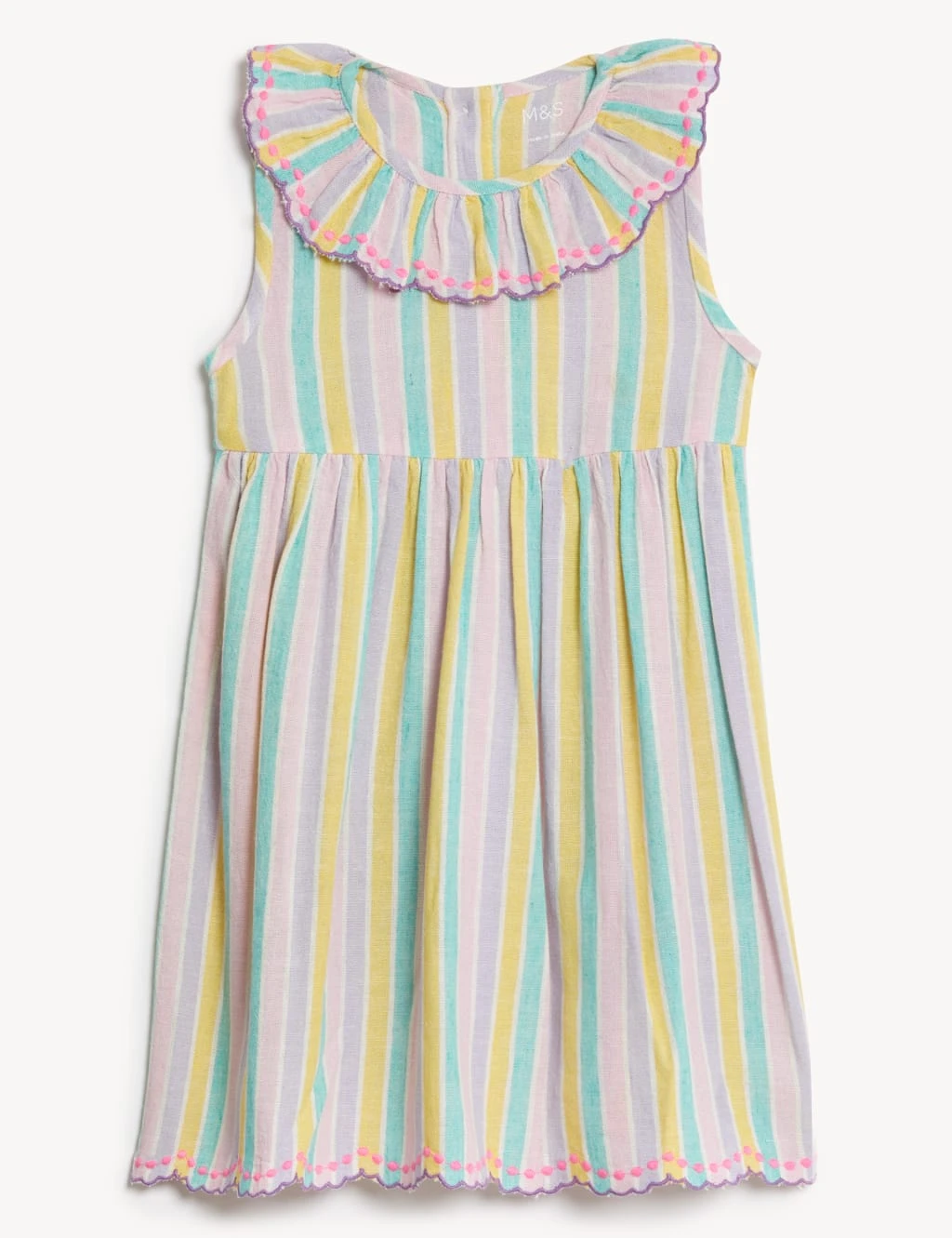 Striped Dress (0-3 Yrs) 2 Striped Dress (0-3 Yrs) - Image 2