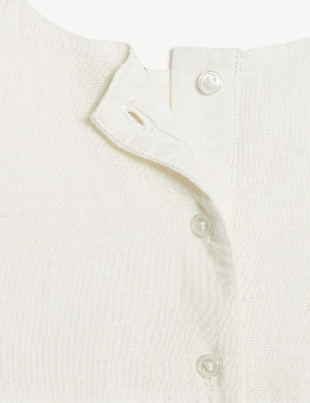 Cotton Rich Embroidered Dress (0-3 Yrs) 3 Cotton Rich Embroidered Dress (0-3 Yrs) - Image 3