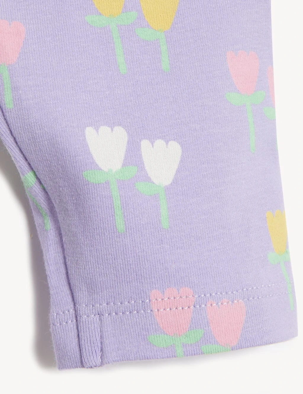 Cotton Rich Tulip Print Leggings (0-3 Yrs) 4 Cotton Rich Tulip Print Leggings (0-3 Yrs) - Image 4