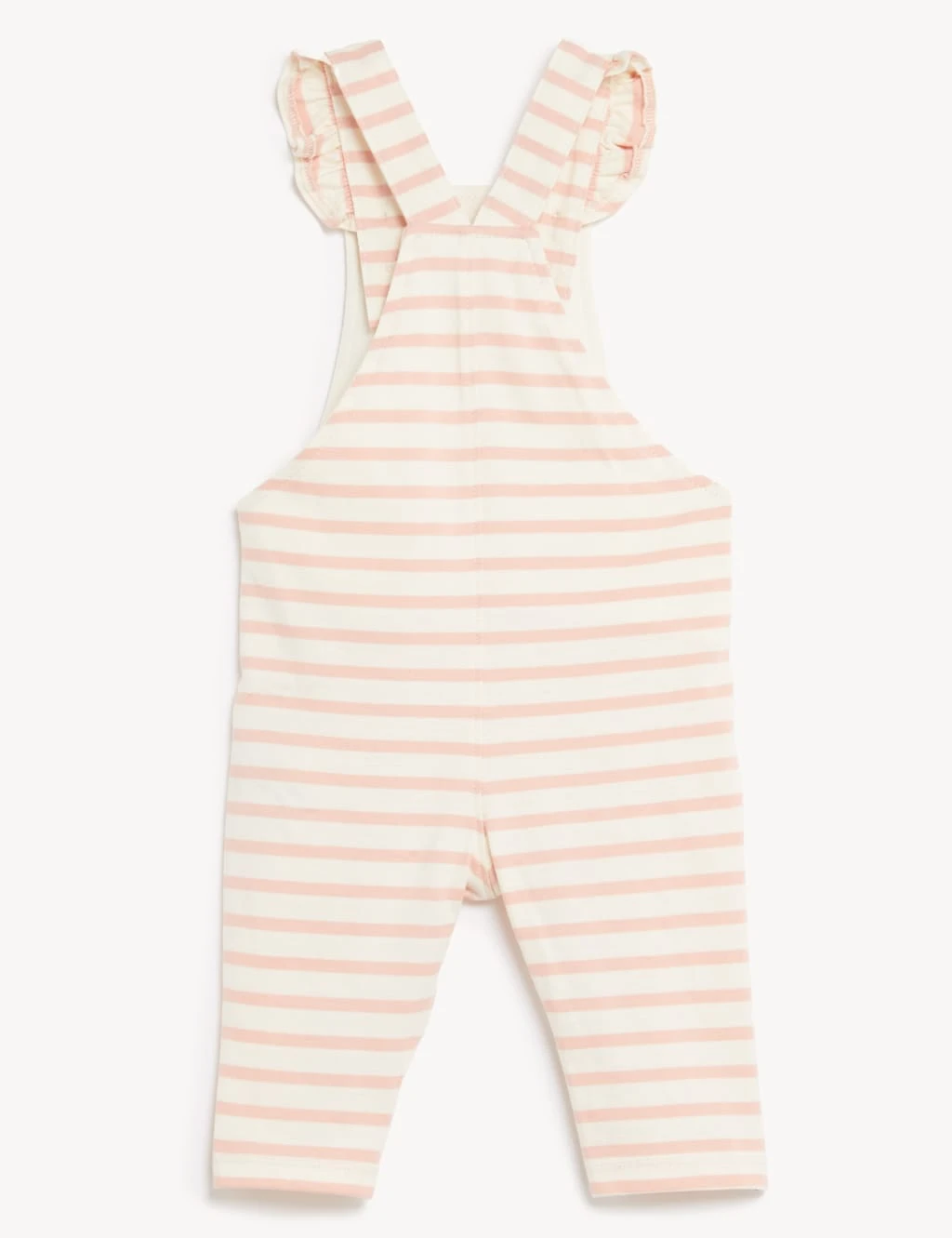 Pure Cotton Striped Dungarees (0-3 Yrs) 3 Pure Cotton Striped Dungarees (0-3 Yrs) - Image 3