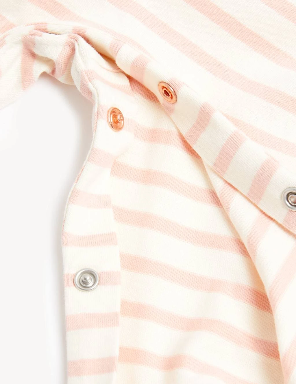 Pure Cotton Striped Dungarees (0-3 Yrs) 4 Pure Cotton Striped Dungarees (0-3 Yrs) - Image 4