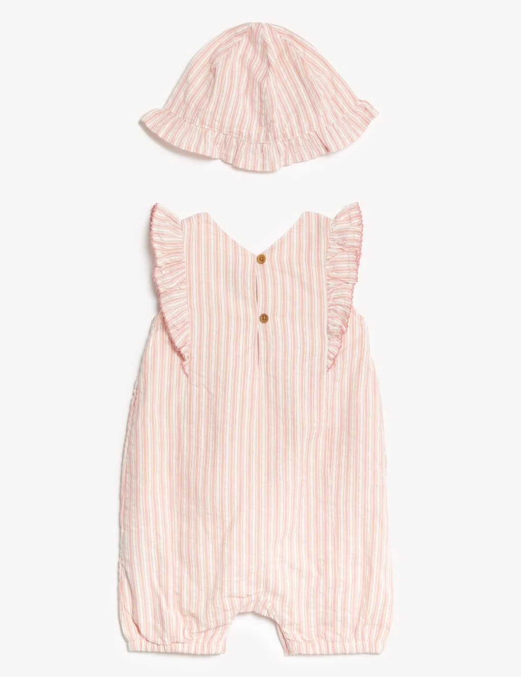 Pure Cotton Peter Rabbit™ Striped Romper (0-3 Yrs) 3 Pure Cotton Peter Rabbit™ Striped Romper (0-3 Yrs) - Image 3