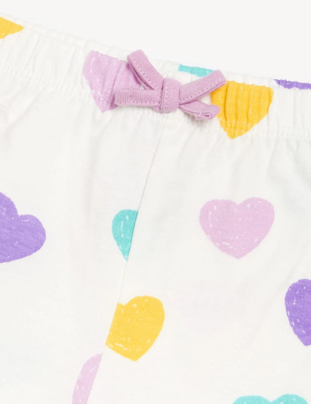 Pure Cotton Heart Print Frill Shorts (0-3 Yrs) 4 Pure Cotton Heart Print Frill Shorts (0-3 Yrs) - Image 4