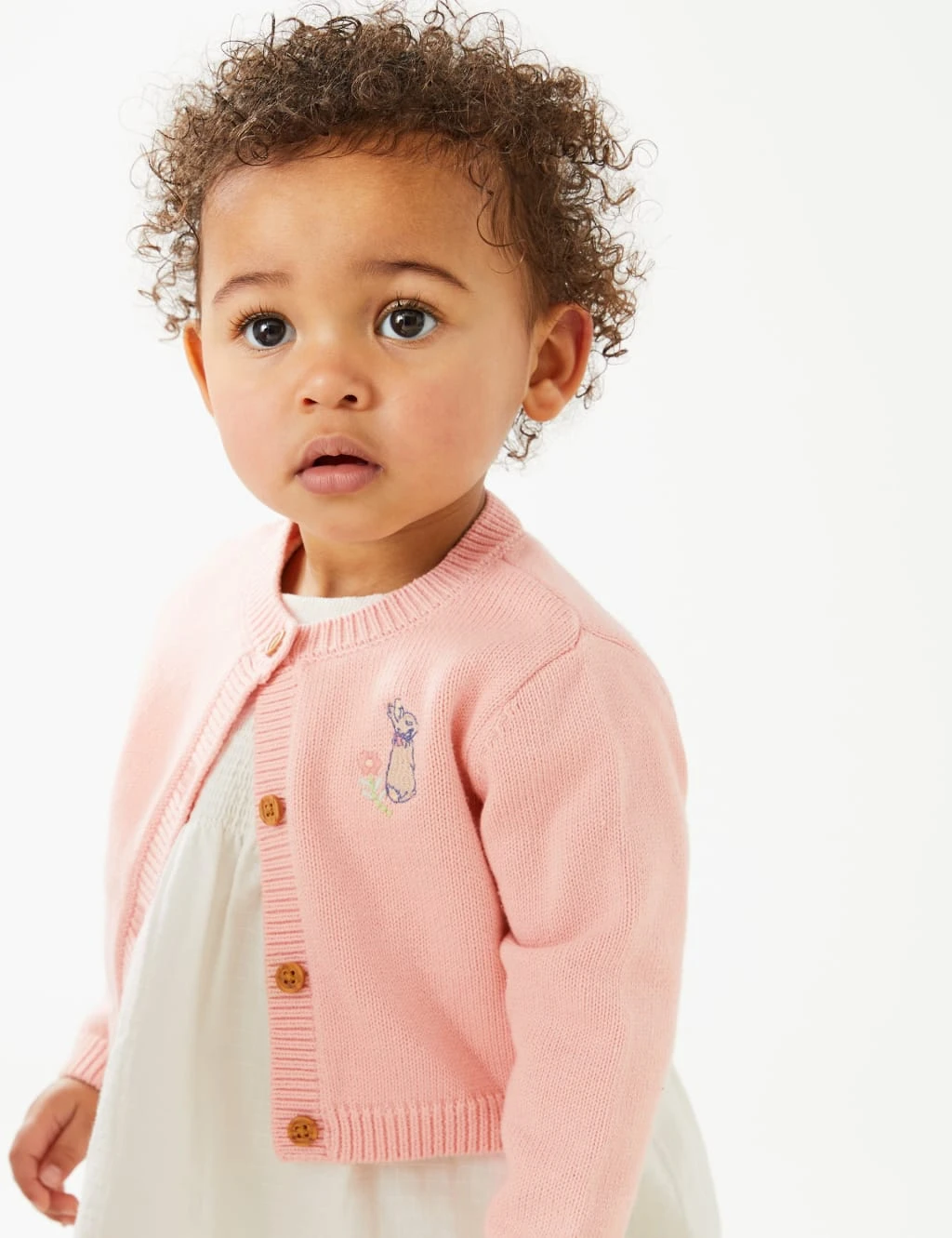 Pure Cotton Peter Rabbit™ Cardigan (0-3 Yrs) 6 Pure Cotton Peter Rabbit™ Cardigan (0-3 Yrs) - Image 6