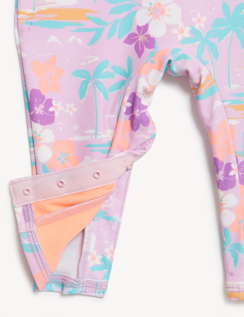 2pc Tropical Short Leg Swimsuit & Hat Set (0-3 Yrs) 5 2pc Tropical Short Leg Swimsuit & Hat Set (0-3 Yrs) - Image 5