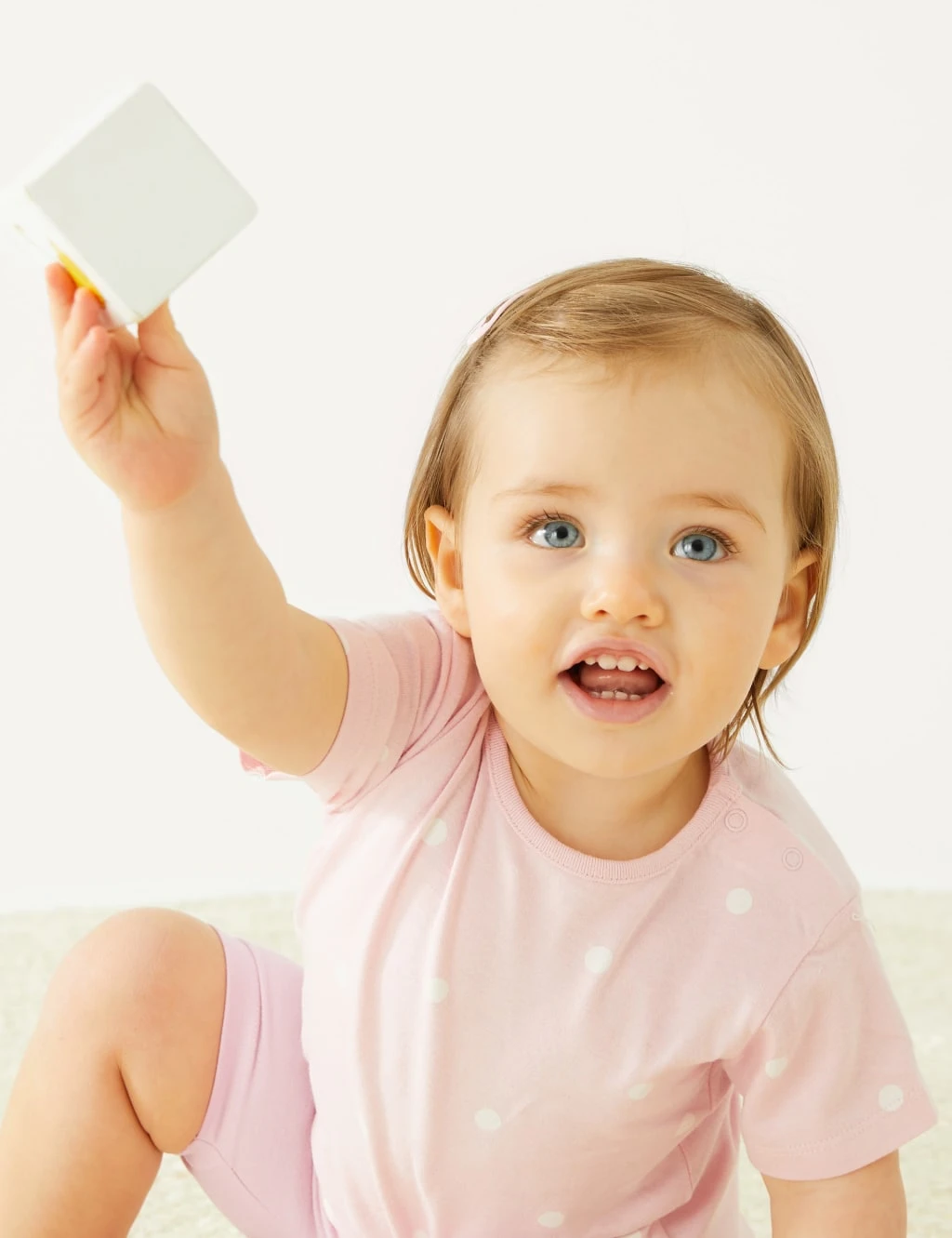 Pure Cotton Cycling Shorts (0-3 Yrs) 1 Pure Cotton Cycling Shorts (0-3 Yrs)