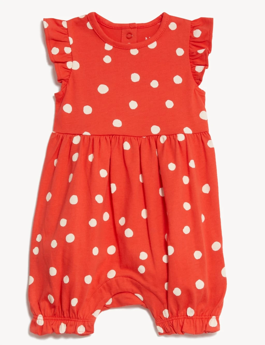 Pure Cotton Spot Print Romper (0-3 Yrs) 2 Pure Cotton Spot Print Romper (0-3 Yrs) - Image 2